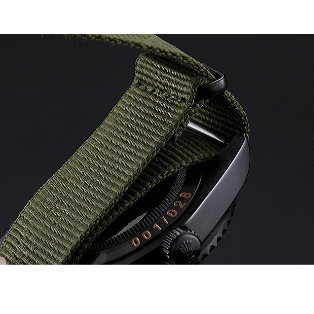 Aaa replica watch Olive 621995 Rolex Stealth Submariner 0522